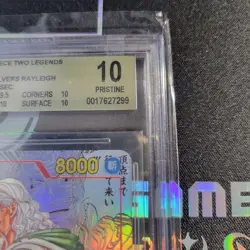 BGS10 Silvers Rayleigh Super Parallel Comic Parallel OP08-118 One Piece Card - Image 4