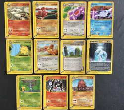 Lot of 38 Pokemon Card Skyridge 2003 - Rare, Common & Uncommon - Vintage WOTC - Image 1