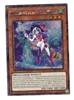 Windwitch - Ice Bell RA04-EN273 1st Edition Platinum Secret Rare YuGiOh TCG Card - Image 1