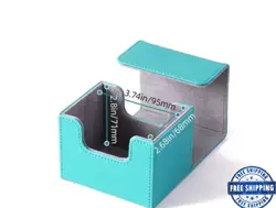 PU Leather Trading Card Deck Box - Fits 100+ Cards - MTG, Board Games, Organizer - Image 3