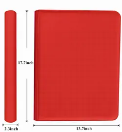 9 Pockets Card Binder for Semi Rigid Card Holders, Ringless Card Binder Album... - Image 5