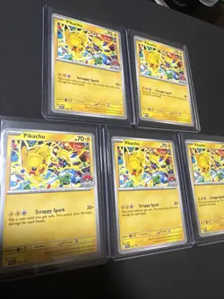 Pokemon Pikachu 2025 Worlds Celebratory Promo Card Set Of Five (5) - Image 2