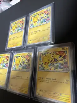 Pokemon Pikachu 2025 Worlds Celebratory Promo Card Set Of Five (5) - Image 3