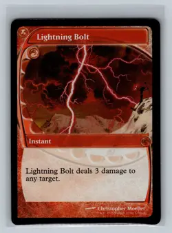Lightning Bolt FOIL 1 Magic the Gathering Secret Lair MTG Future Sight PROMO - Image 1