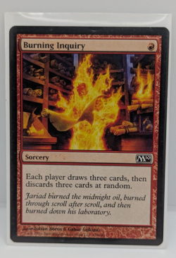 MTG Burning Inquiry Magic 2010 (M10) Regular Common NM - Image 1