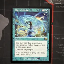 MTG 1x Flare of Denial RETRO FRAME #400, Modern Horizons 3 Card - Image 1