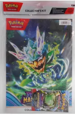 Pokemon Scarlet & Violet Twilight Masquerade TCG Collectors Kit Album incPoster - Image 1