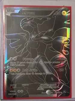 Pokemon TCG Black and White #114/114 Zekrom (114 Full Art) Ultra RARE NM - Image 1