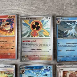 Bundle Of 6 151 Pokemon Cards Tyme 143/131 Ultra Rare Glaceon Reverse Masterball - Image 3