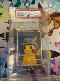POKEMON PSA 10 SEALED VAN GOGH PIKACHU WITH GREY FELT HAT SVP 085 PROMO LOW POP - Image 1