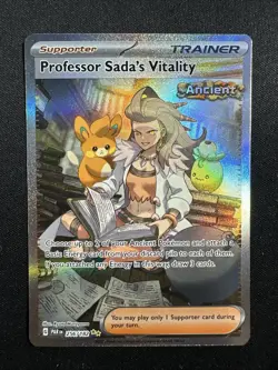 Professor Sadas Vitality Paradox Rift 256/182 Holo Special Pokemon English - Image 1