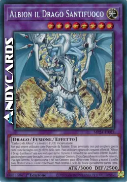 ALBION THE FIRE DRAGON • Prismatic Secret • MP24 IT082 • 1Ed • Yugioh! - Image 1