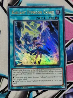 DOOD-EN061 Radiant Typhoon Chant Ultra Rare 1st Ed YuGiOh - Image 1
