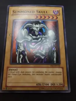 YUGIOH 2004 | SUMMONED SKULL | DB1-EN142 | FACTORY COLOR MISPRINT | 1ST SR | NM - Image 5