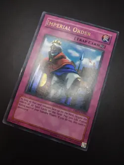 YUGIOH 2004 | IMPERIAL ORDER | DB1-EN086 | 1ST REPRINT | VG - EX | ULTRA RARE - Image 3