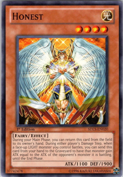 Honest - SDLS-EN020 1st Edition Regular Common YuGiOh TCG Card - Image 1