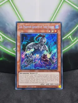 Yugioh The Phantom Knights of Torn Scales PHRA-EN003 Secret Rare 1st Edition NM - Image 1