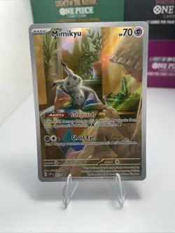 Pokemon TCG Mimikyu SVP075 Black Star Promo Card LP - Image 1