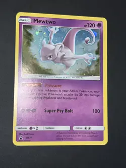 Pokemon Card Rare Holo Foil Mewtwo Sm77 Near Mint - Image 2