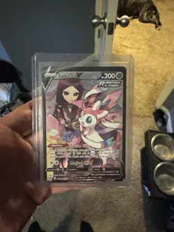🌟 Sylveon V TG14/TG30 Trainer Gallery Full Art Pokemon Card - Brilliant Stars - Image 1