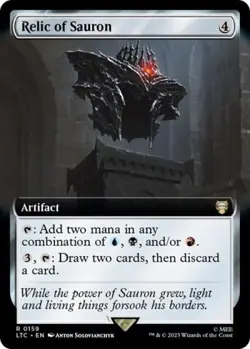 MTG English Relic of Sauron (Extended Art) NM Normal - Image 1