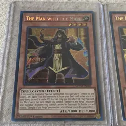 The Man With The Mark Yu Gi Oh Card 1st Edition MTZM-EN001 - Image 1