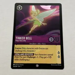 Tinker Bell 58/204 Disney Lorcana The First Chapter Common Cold Foil Card NM - Image 1