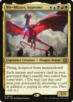 [MTG] Niv-Mizzet, Supreme (Foil) (0040) (MAT) NM - Image 1