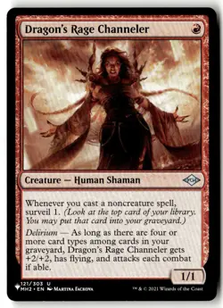 MTG - Dragon's Rage Channeler 121/303 NM The List Reprints - Image 1