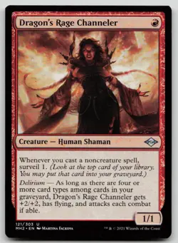 Dragon's Rage Channeler U Modern Horizons 2 121 NM - Image 1