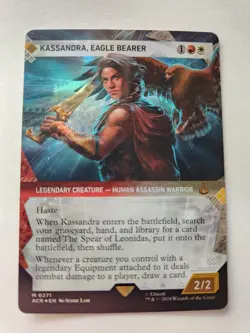 Kassandra, Eagle Bearer (Textured Foil) Universes Beyond Borderless - Image 1