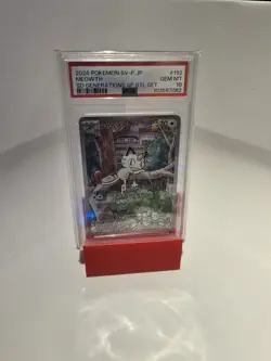 2024 POKEMON JAPANESE #192/SV-P MEOWTH SD GENERATIONS SP BTL SET PSA 10 - Image 1