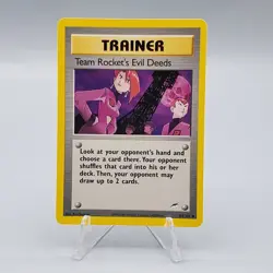 Team Rocket’s Evil Deeds 103/105 Vintage Pokemon Neo Destiny 2002 - Image 1