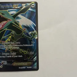 Pokemon 2015 XY Roaring Skies Full Art Rayquaza EX #104/108 MP Condition (OBF) - Image 4
