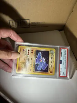 DARK MACHAMP-HOLO PSA 9 1997 Pokemon Japanese #68 Rocket - DBL SWIRL! - Image 3