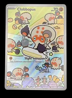 Pokemon TCG Clobbopus 207/191 Surging Sparks Full Art Illustration Rare Holo NM - Image 1