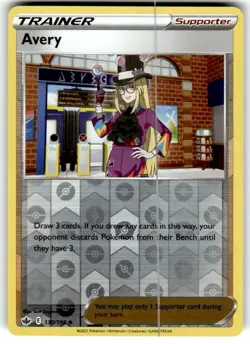 AVERY 130/198 CHILLING REIGN POKEMON (REVERSE HOLO, NM) - Image 1