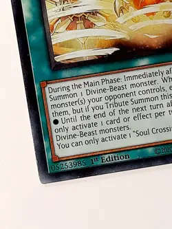 Yugioh Soul Crossing EGO1-EN002 ULTRA RARE 1st Edition NM - Image 3