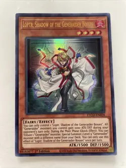 YuGiOh - Loptr Shadow of the Generaider Bosses - ETCO-EN028 - Ultra Rare - Image 1