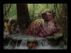 BASKING CAPYBARA ART CARD The Lost Caverns of Ixalan #22 ALCI(NM+)(MTG) - Image 1