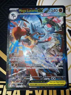 Pokemon Mega Evolutions Mega Lucario EX Vs Venusaur SIR Card #179 - Image 1