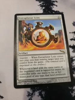 MTG Extraplanar Lens Mirrodin 169/306 Regular Rare moderate play - Image 1