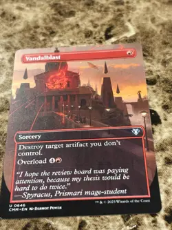VANDALBLAST Magic the Gathering MTG Commander Masters Borderless - Image 1