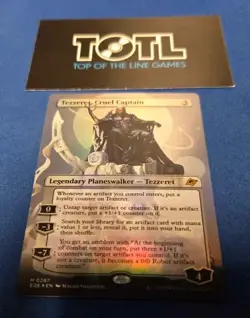 Tezzeret, Cruel Captain (Borderless) Edge of Eternities Foil MTG - Image 1