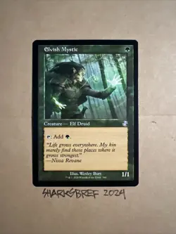 MTG Elvish Mystic TSR 360 S NM Regular Retro Frame - Image 1