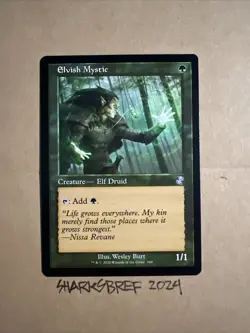 MTG Elvish Mystic TSR 360 S NM Regular Retro Frame - Image 2