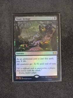 Double Masters Toxic Deluge (110) foil NM with printing defect - Image 1