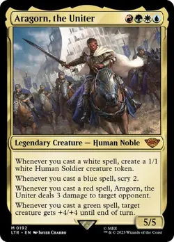Aragorn, the Uniter - LTR - NM - Magic The Gathering - MTG - Image 1