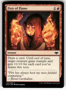 FISTS OF FLAME #123 MTG MODERN HORIZONS - Image 1
