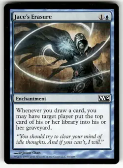 JACE'S ERASURE #60 MTG MAGIC 2012 (M12) - Image 1